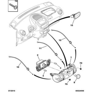 Citroen C1 2005-2009 Petrol Bulb Heater Control