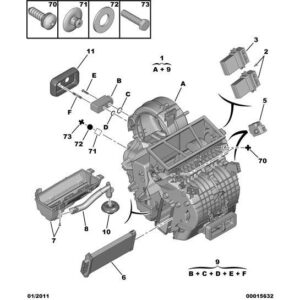 Citroen C2 2003-2007 Petrol Refrigeration Press Relief Valve