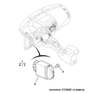 Citroen C-Crosser 2007-2012 Diesel Headlight Adjustment Control
