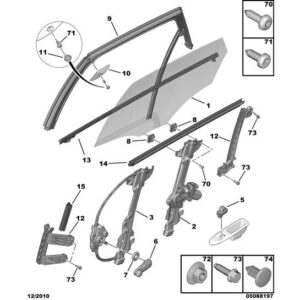 Citroen C4 2010-2013 Petrol Contact Switch