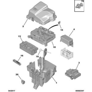 Citroen C3 2009-2013 Petrol Switching And Protection Unit