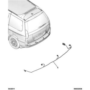 Citroen C8 2002-2008 Diesel Obstacle Detection Loom