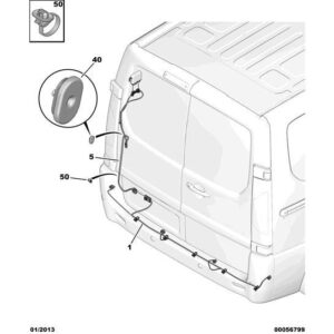 Citroen Dispatch 2016-2020 Diesel Obstacle Detection Loom