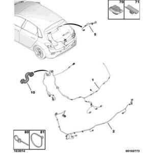 Citroen DS4 2010-2021 Diesel Stop Light Harness