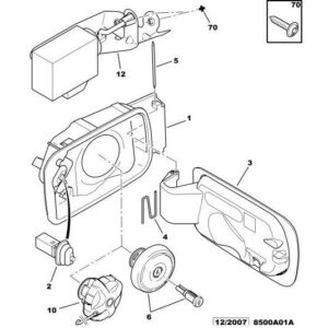 Citroen C5 2001-2004 Filler Unit Switch