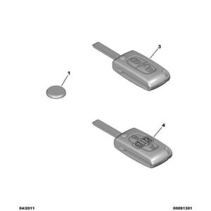 Citroen C8 2002-2008 Petrol Door Safety Catch Transmitter