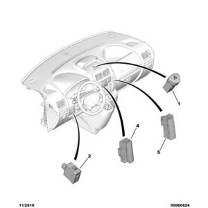 Citroen Dispatch 2007-2011 Diesel Multifunction Switch Block