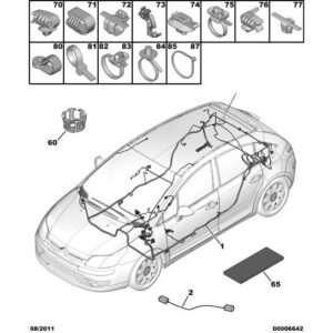 Citroen C4 2008-2010 Petrol Cd Autochanger Harness