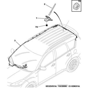 Citroen C-Crosser 2007-2012 Diesel Aerial Wire