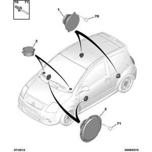 Citroen C3 2002-2005 Petrol Loudspeaker Tweeter
