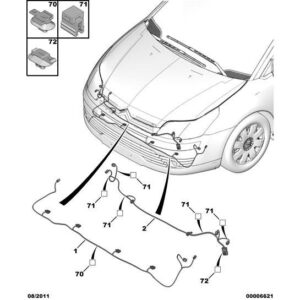 Citroen C4 2008-2010 Diesel Obstacle Detection Loom