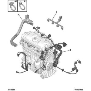 Citroen Berlingo 2008-2012 Petrol Injector Harness
