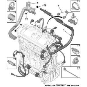 Citroen Nemo 2008-2015 Petrol Injector Harness