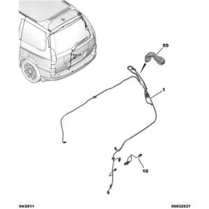 Citroen C8 2002-2008 Petrol Tailgate Harness