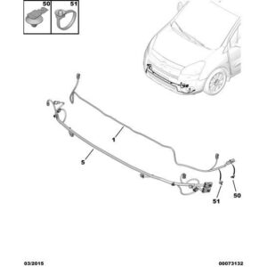 Citroen Berlingo 2008-2012 Petrol Fog Light Harness