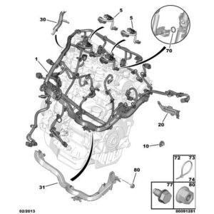 Citroen Dispatch 2016-2020 Injector Harness