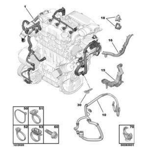 Citroen DS3 2010-2022 Diesel Engine Harness Bracket
