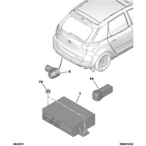 Citroen C6 2005-2012 Diesel Obstacle Detection Sensor