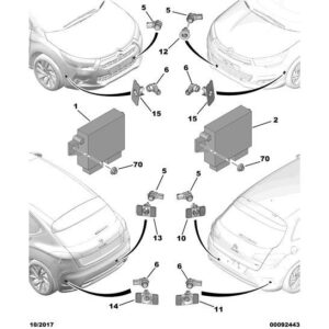 Citroen DS4 2010-2021 Petrol Obstacle Detection Sensor