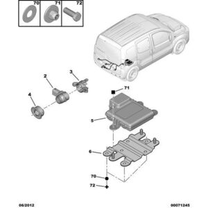 Citroen Nemo 2008-2015 Petrol Detection Sensor Support