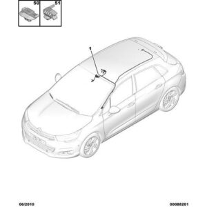 Citroen C4 2010-2013 Petrol Interior Lamp Harness