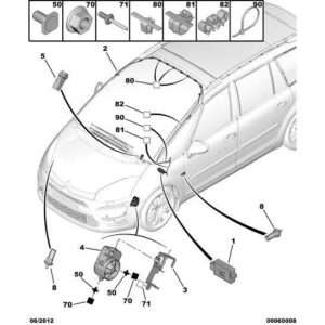 Citroen DS4 2010-2021 Diesel Anti-Theft Alarm Siren