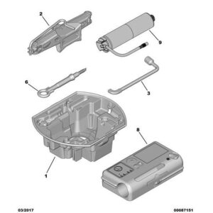 Citroen DS3 2010-2022 Petrol Repair Kit Compressor