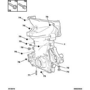 Citroen C1 2009-2012 Petrol Cylinder-Head Well-Plug