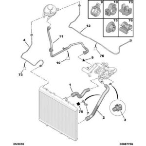 Citroen Berlingo 2012-2015 Diesel Support Clip