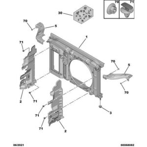 Citroen Berlingo 2012-2015 Diesel Front Frame Face