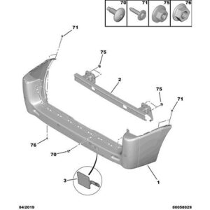 Citroen Dispatch 2007-2011 Diesel Bumper Bracket