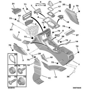 Citroen C5 2008-2021 Diesel Gearshift Lever Gaiter