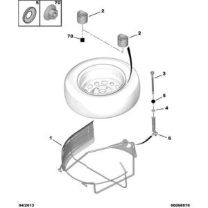 Citroen Berlingo 2012-2015 (Mul) Cupped Spring Washer