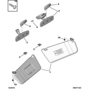 Citroen Dispatch 2016-2020 Diesel Rain Detection Sensor Cover