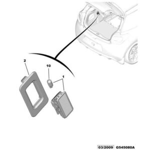 Citroen DS3 2010-2022 Petrol Lamp Bracket