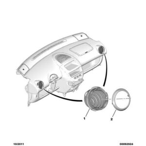 Citroen C1 2005-2009 Petrol Dashboard Vent