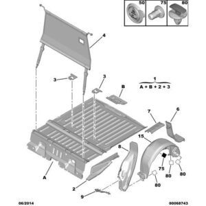 Citroen Berlingo 2015-2018 Petrol Expanding Insert