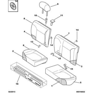 Citroen Xsara 2000-2004 Petrol Moulding Pressure Clip