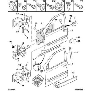 Citroen Xsara 2000-2004 Petrol Door Stop