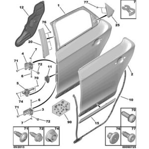 Citroen DS5 2011-2021 Petrol Door Stop