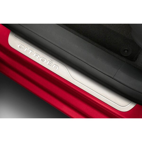 Citroen DS4 2010-2021 Front And Rear Door Sill Trims Brushed Stainless Steel