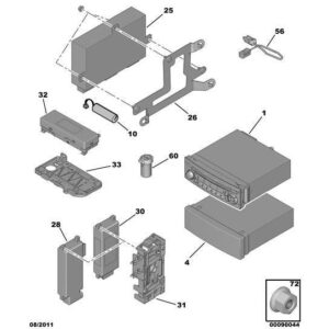 Citroen Berlingo 2015-2018 Petrol Usb Port