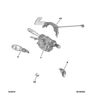 Citroen Dispatch 2016-2020 Diesel Control For Cruise Control