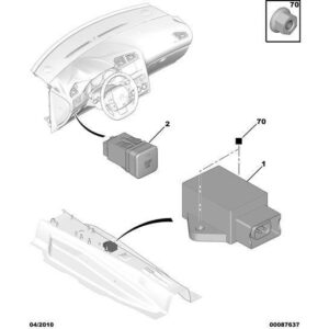 Citroen C4 2018-2020 Diesel Esp Switch