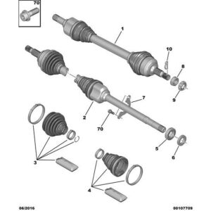 Citroen DS5 2011-2021 Petrol Drive-Shaft New Left