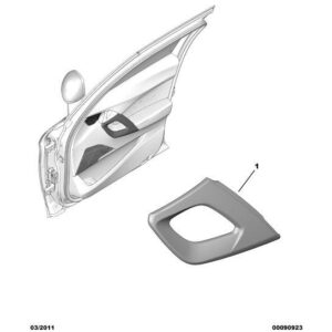 Citroen DS5 2011-2021 Petrol Door Handle Moulding