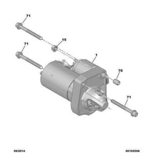 Citroen Berlingo 2015-2018 Petrol Starter-Motor New
