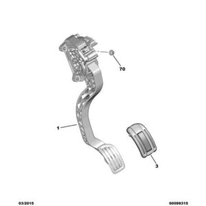 Citroen C5 Air Cross 2018-2021 Diesel Accelerator Pedal