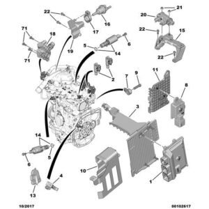 Citroen C5 Air Cross 2018-2021 Petrol Engine Speed Sensor