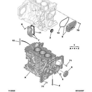 Citroen C5 Air Cross 2018-2021 Petrol Cyl-Housing Cap